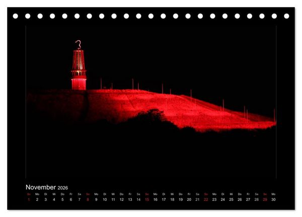 Produktbild: Extraschicht im Ruhrgebiet - Nachts ist es nicht dunkel! (Tischkalender 2026 DIN A5 quer), CALVENDO Monatskalender