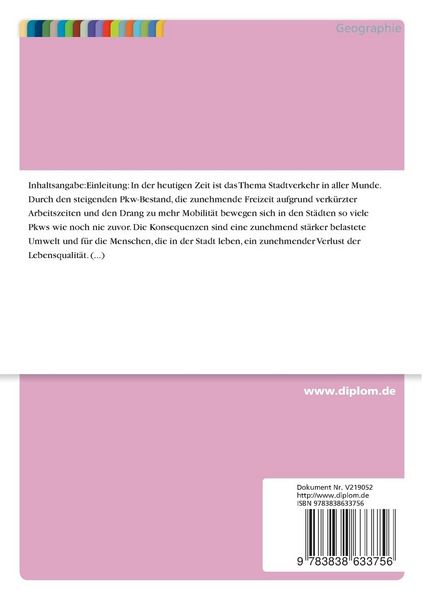 Produktbild: M&ouml;glichkeiten der Optimierung des Erlebniswertes im &ouml;ffentlichen Personennahverkehr