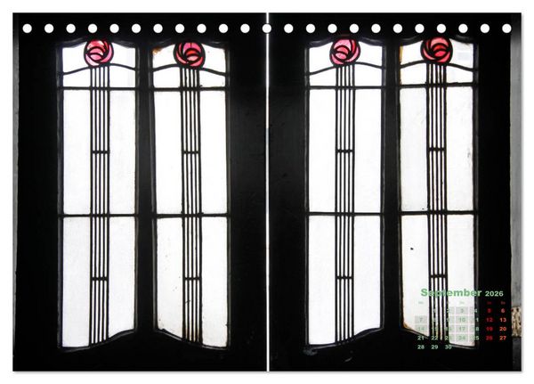 Produktbild: ArtDeco by Charles Rennie Mackintosh (Tischkalender 2026 DIN A5 quer), CALVENDO Monatskalender
