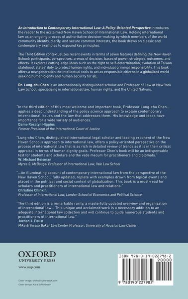 Produktbild: An Introduction to Contemporary International Law
