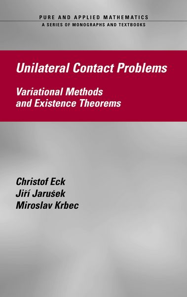Produktbild: Unilateral Contact Problems