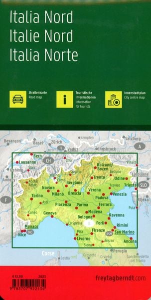 Produktbild: Italien Nord, Stra&szlig;enkarte 1:500.000, freytag & berndt