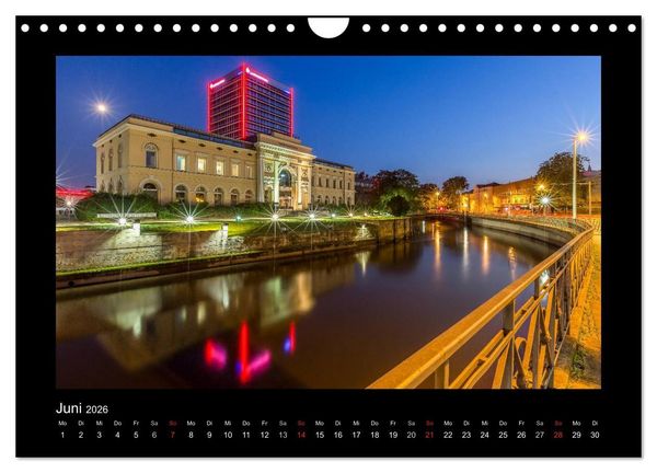 Produktbild: BRAUNSCHWEIG - Abendliche Impressionen (Wandkalender 2026 DIN A4 quer), CALVENDO Monatskalender