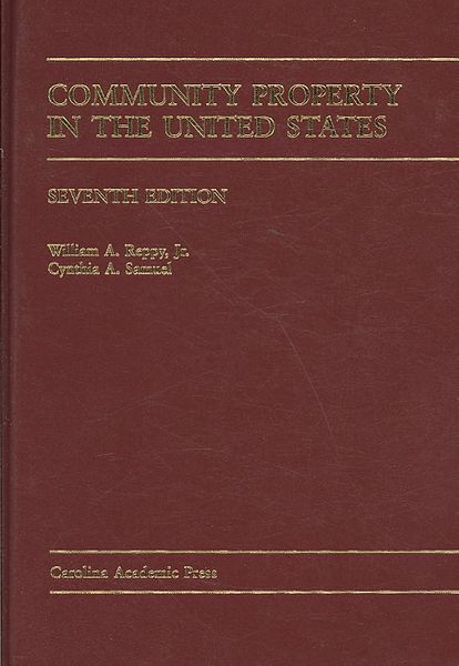 Produktbild: Community Property in the United States