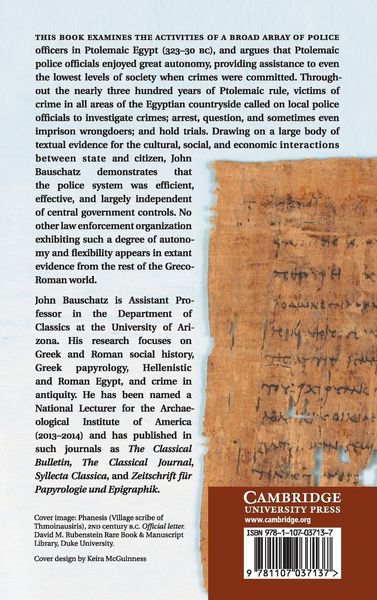 Produktbild: Law and Enforcement in Ptolemaic Egypt