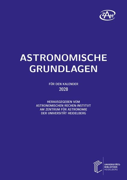 Produktbild: Astronomische Grundlagen f&uuml;r den Kalender ... / Astronomische Grundlagen