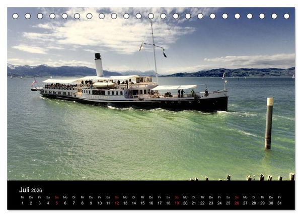 Produktbild: Kulturlandschaft Bodensee - Teil I (Tischkalender 2026 DIN A5 quer), CALVENDO Monatskalender