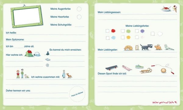 Produktbild: Schlau f&uuml;r die Schule: Mein Freundschaftsbuch