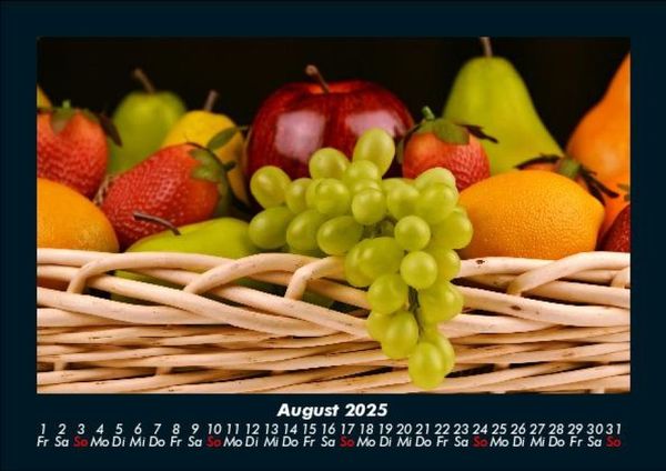 Produktbild: Obstkalender 2025 Fotokalender DIN A5