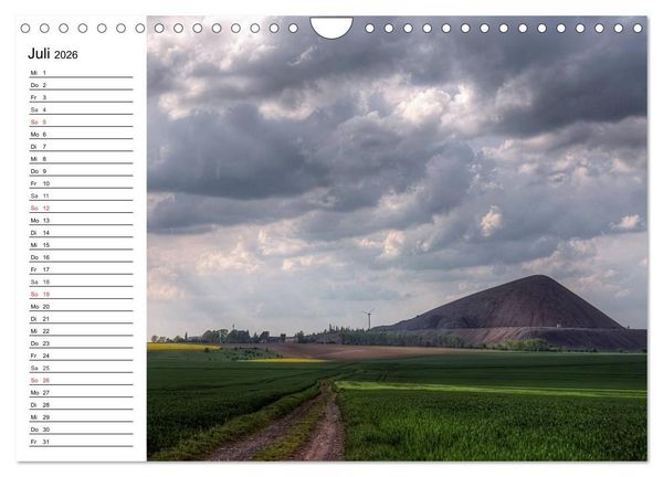 Produktbild: Schachtanlagen in Mansfeld S&uuml;dharz (Wandkalender 2026 DIN A4 quer), CALVENDO Monatskalender