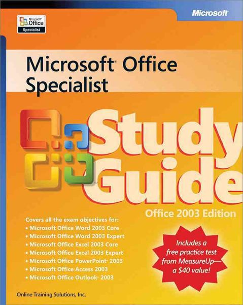 Produktbild: Microsoft Office Specialist Study Guide Office 2003 Edition