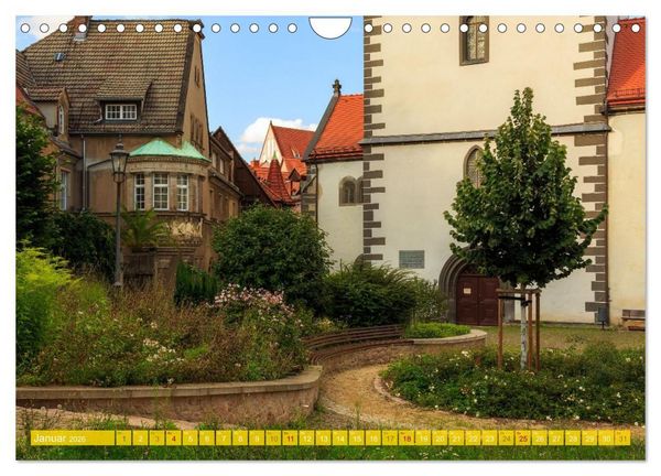 Produktbild: Romantisches Mei&szlig;en &ndash; Die &auml;lteste mittelalterliche Stadt Sachsens (Wandkalender 2026 DIN A4 quer), CALVENDO Monatskalender