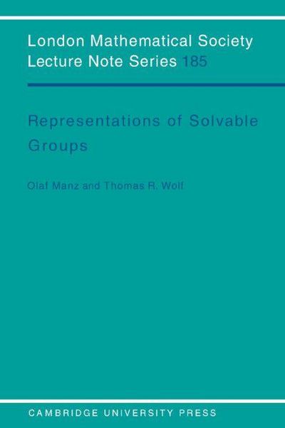 Produktbild: Representations of Solvable Groups