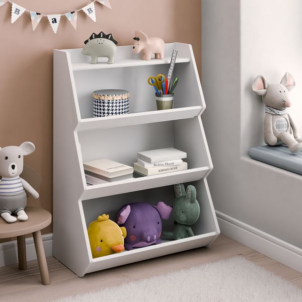 Produktbild: Holz Kinderregal B&uuml;cherregal Kinder Regal Malusa