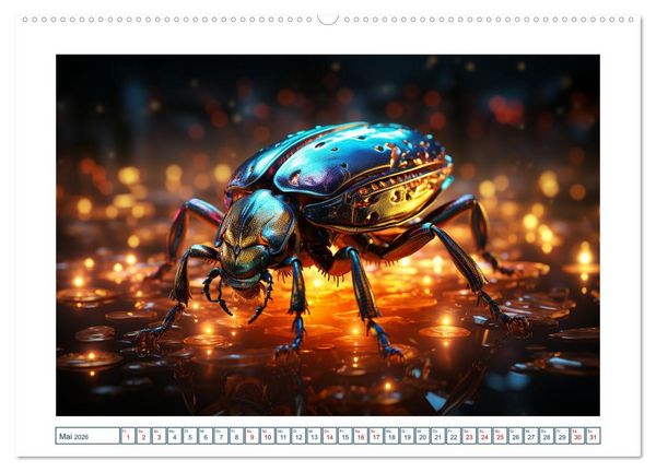 Produktbild: Magische Insekten (hochwertiger Premium Wandkalender 2026 DIN A2 quer), Kunstdruck in Hochglanz