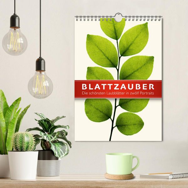 Produktbild: Blattzauber (Wandkalender 2026 DIN A4 hoch), CALVENDO Monatskalender