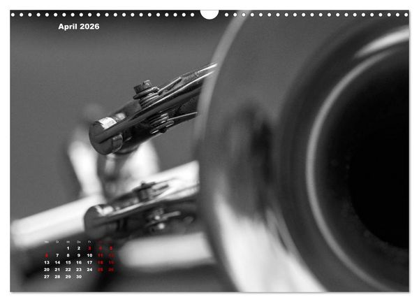 Produktbild: Trompete - Close up (Wandkalender 2026 DIN A3 quer), CALVENDO Monatskalender