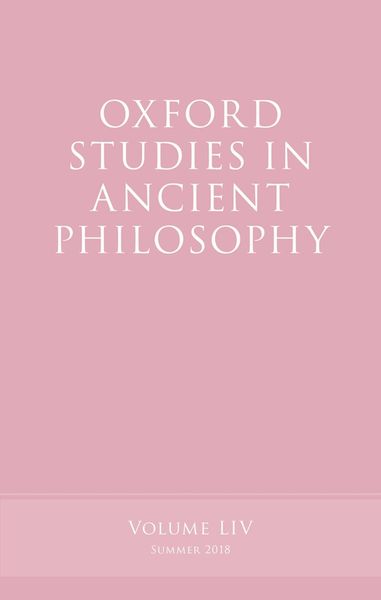 Produktbild: Oxford Studies in Ancient Philosophy, Volume 54