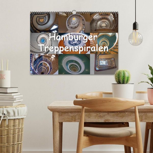 Produktbild: Hamburger Treppenspiralen (Wandkalender 2026 DIN A3 quer), CALVENDO Monatskalender