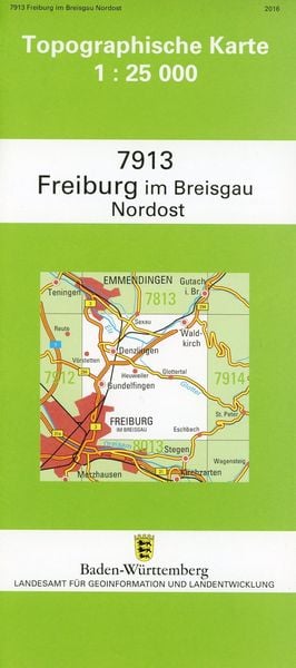 Produktbild: Freiburg im Breisgau Nordost 1 : 25 000