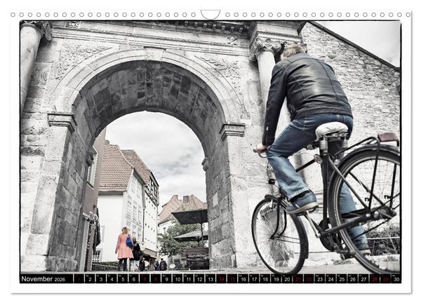 Produktbild: Osnabr&uuml;ck f&auml;hrt Fahrrad (Wandkalender 2026 DIN A3 quer), CALVENDO Monatskalender