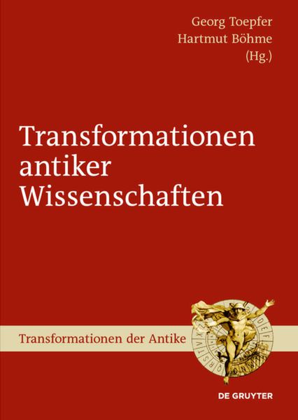 Produktbild: Transformationen antiker Wissenschaften