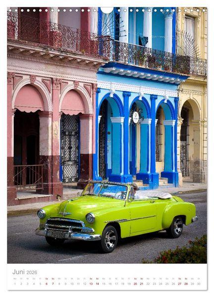 Produktbild: Old Cars of Cuba (Wandkalender 2026 DIN A3 hoch), CALVENDO Monatskalender