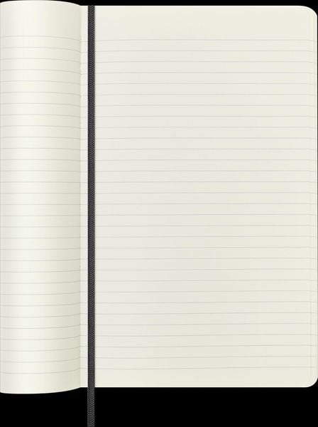 Produktbild: Moleskine Vegea Boa Notizbuch Large/A5 liniert weicher Einband schwarz in Box