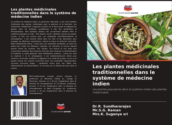 Produktbild: Les plantes m&eacute;dicinales traditionnelles dans le syst&egrave;me de m&eacute;decine indien