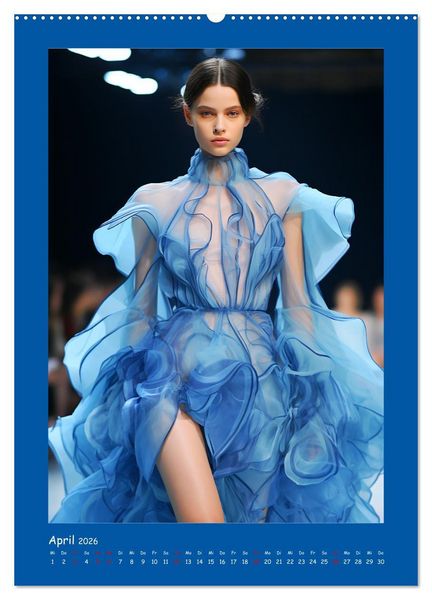 Produktbild: Fashion Show. Zeitlose Haute Coutour (Wandkalender 2026 DIN A2 hoch), CALVENDO Monatskalender