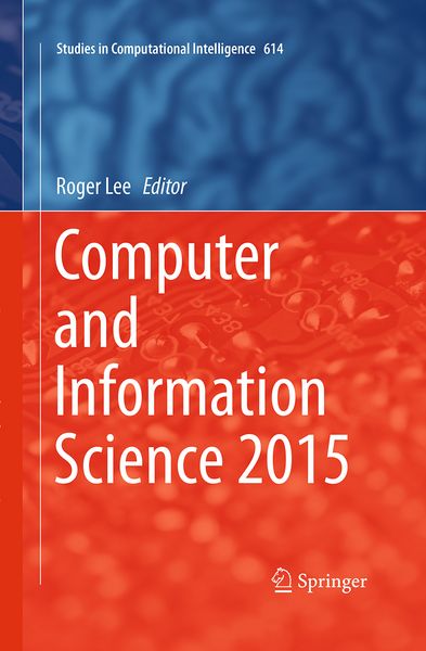 Produktbild: Computer and Information Science 2015