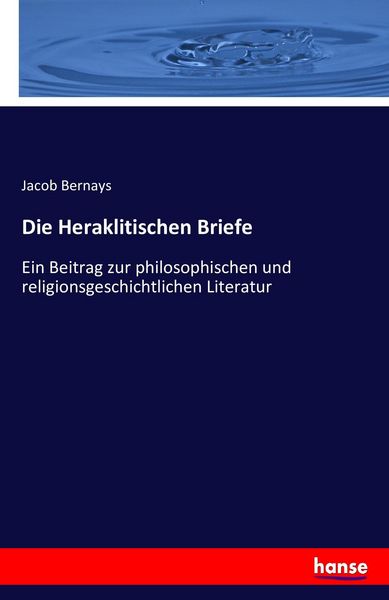 Produktbild: Die Heraklitischen Briefe