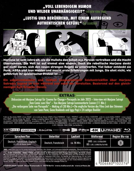 Produktbild: Persepolis (4K-UHD) (+Blu-ray)