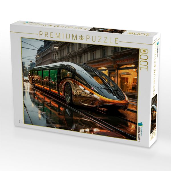 Produktbild: CALVENDO Puzzle Busse | 1000 Teile Lege-Gr&ouml;&szlig;e 64x48cm Foto-Puzzle f&uuml;r gl&uuml;ckliche Stunden