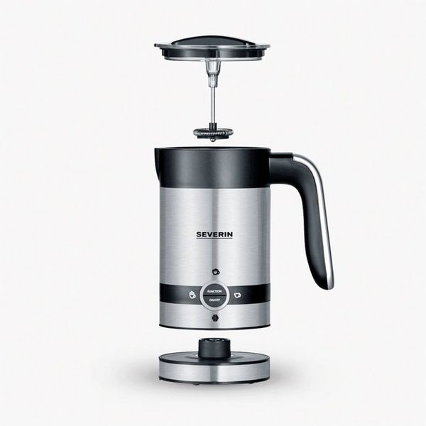 Produktbild: Severin 3584 3584 Milchaufsch&auml;umer Edelstahl (geb&uuml;rstet), Schwarz 450W