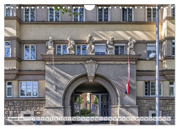 Produktbild: Baukunst des Roten Wien (Wandkalender 2026 DIN A4 quer), CALVENDO Monatskalender
