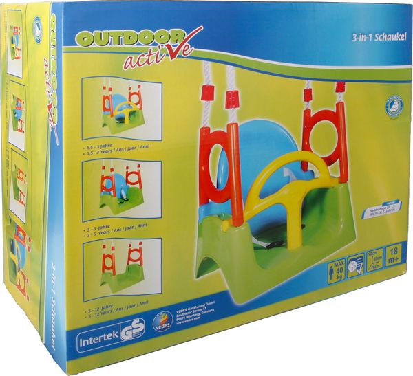 Outdoor Active 3 in 1 Schaukel, TÜV/GS