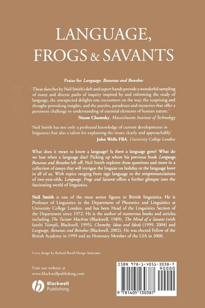 Produktbild: Language, Frogs and Savants
