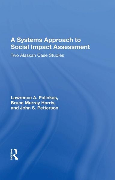 Produktbild: A Systems Approach to Social Impact Assessment