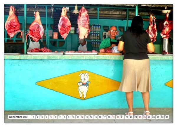 Produktbild: Metzgereien in Havanna (Tischkalender 2026 DIN A5 quer), CALVENDO Monatskalender