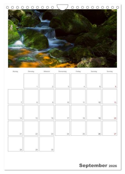 Produktbild: Harzer Wasserwelten (Wandkalender 2026 DIN A4 hoch), CALVENDO Monatskalender