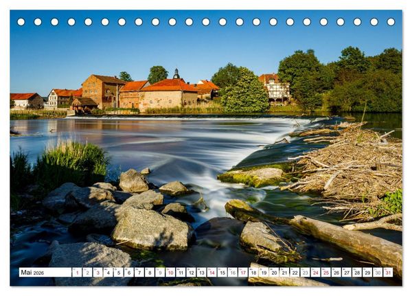 Produktbild: Unterwegs im Werratal (Tischkalender 2026 DIN A5 quer), CALVENDO Monatskalender