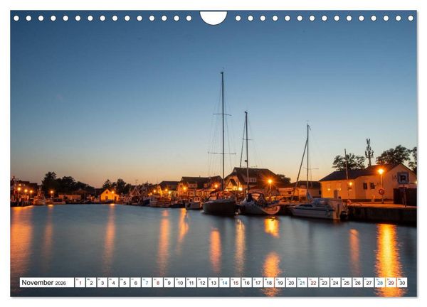 Produktbild: Schiff und Segel - HIDDENSEE (Wandkalender 2026 DIN A4 quer), CALVENDO Monatskalender