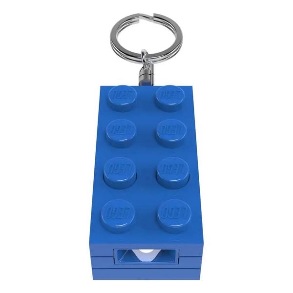 Produktbild: LEGO Stein-Blau Schl&uuml;sselanh&auml;nger mit Taschenlampe