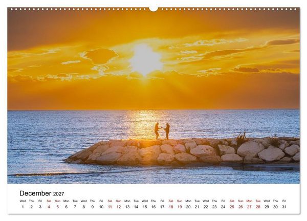 Produktbild: Magical sunsets. Lights between heaven and earth (Wall Calendar 2027 DIN A2 landscape), CALVENDO 12 Month Wall Calendar