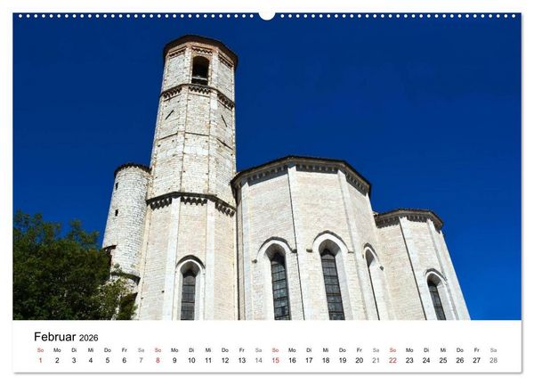 Produktbild: Gubbio - die mittelalterliche Stadt in Umbrien (Wandkalender 2026 DIN A2 quer), CALVENDO Monatskalender