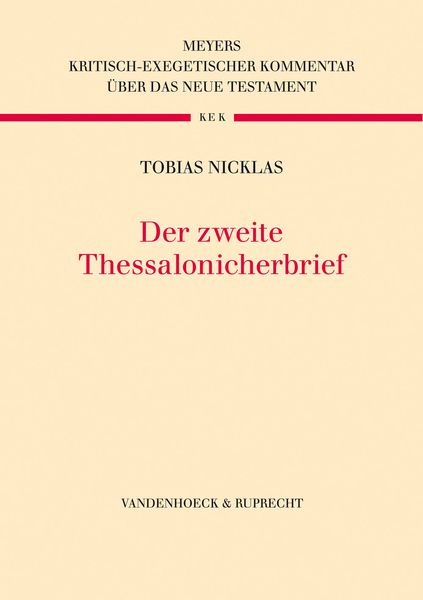 Produktbild: Der Zweite Thessalonicherbrief