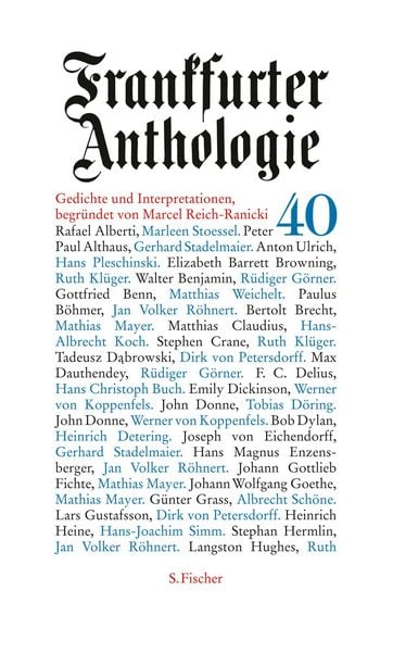 Produktbild: Frankfurter Anthologie