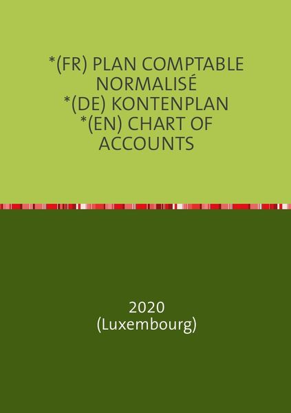 Produktbild: *(fr) Plan Comptable Normalis&eacute; *(de) Kontenplan *(en) Chart Of Accounts
