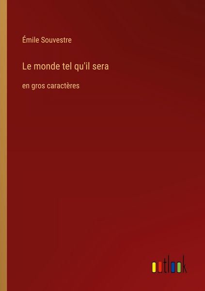 Produktbild: Le monde tel qu'il sera